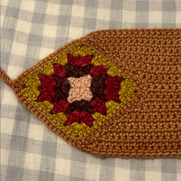 Misha & Puff Crochet Headwarmer with Floral Accents - Picture 4 of 4